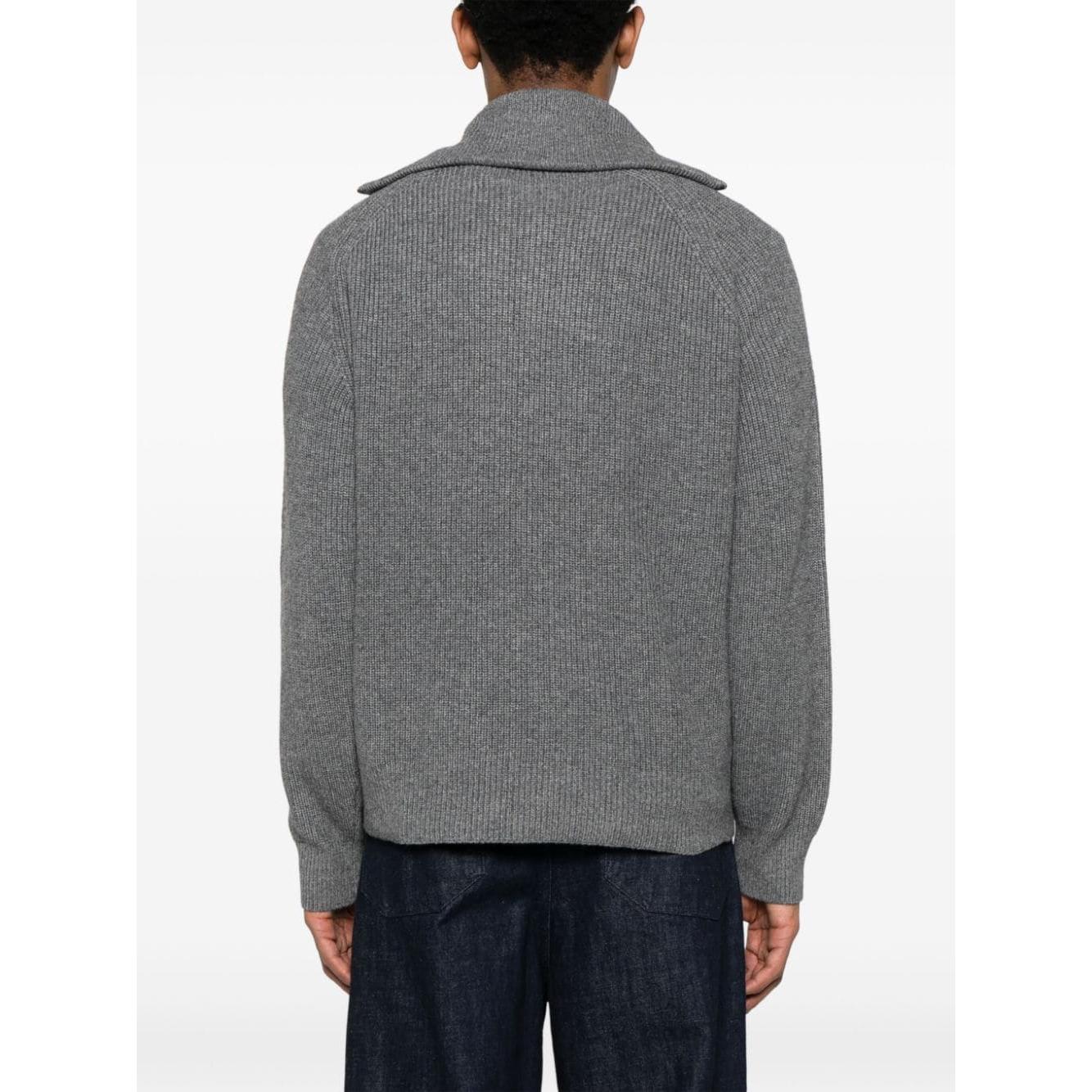 MAISON KITSUNE' Sweaters Grey Topwear Maison Kitsune'