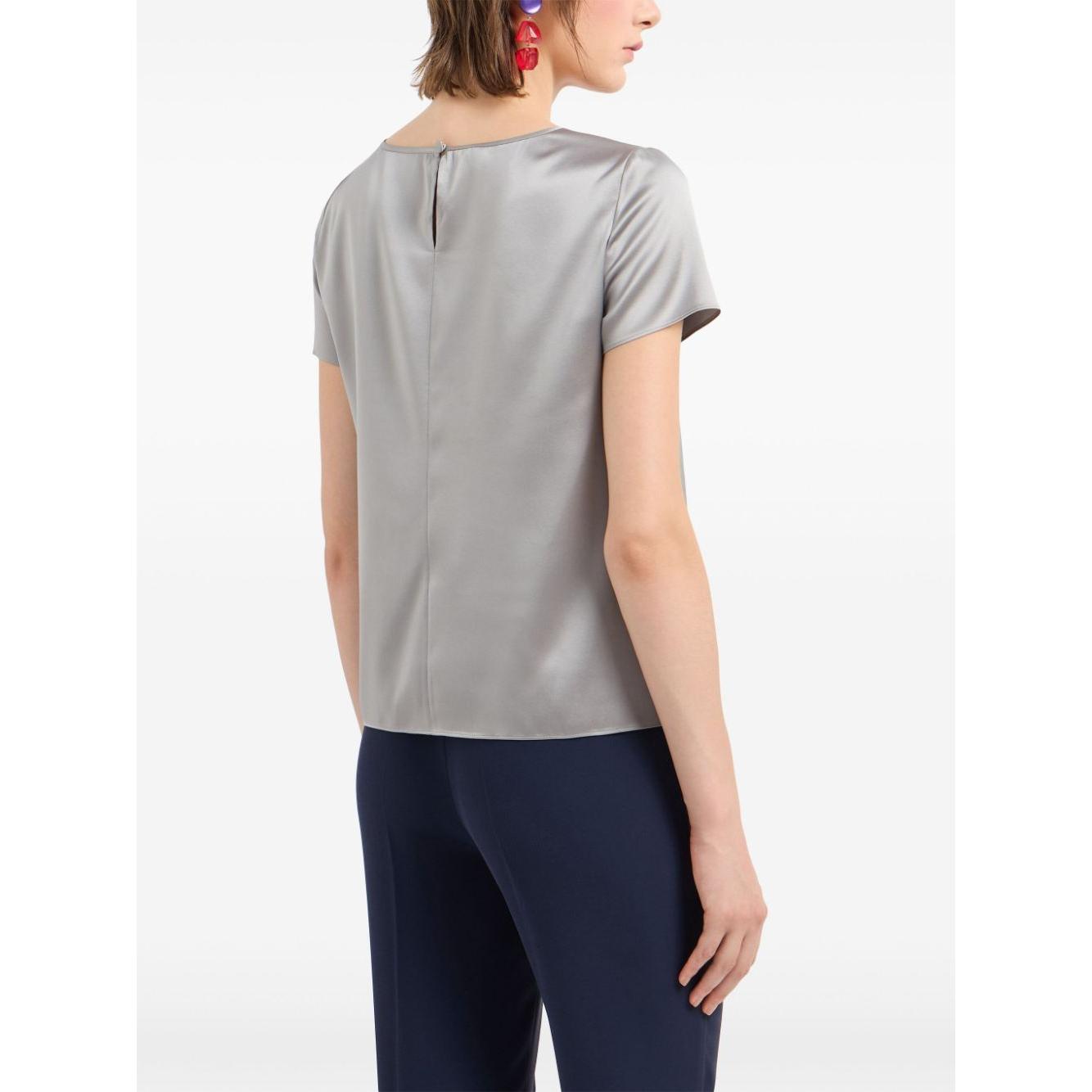 Emporio Armani Top Grey Topwear Emporio Armani