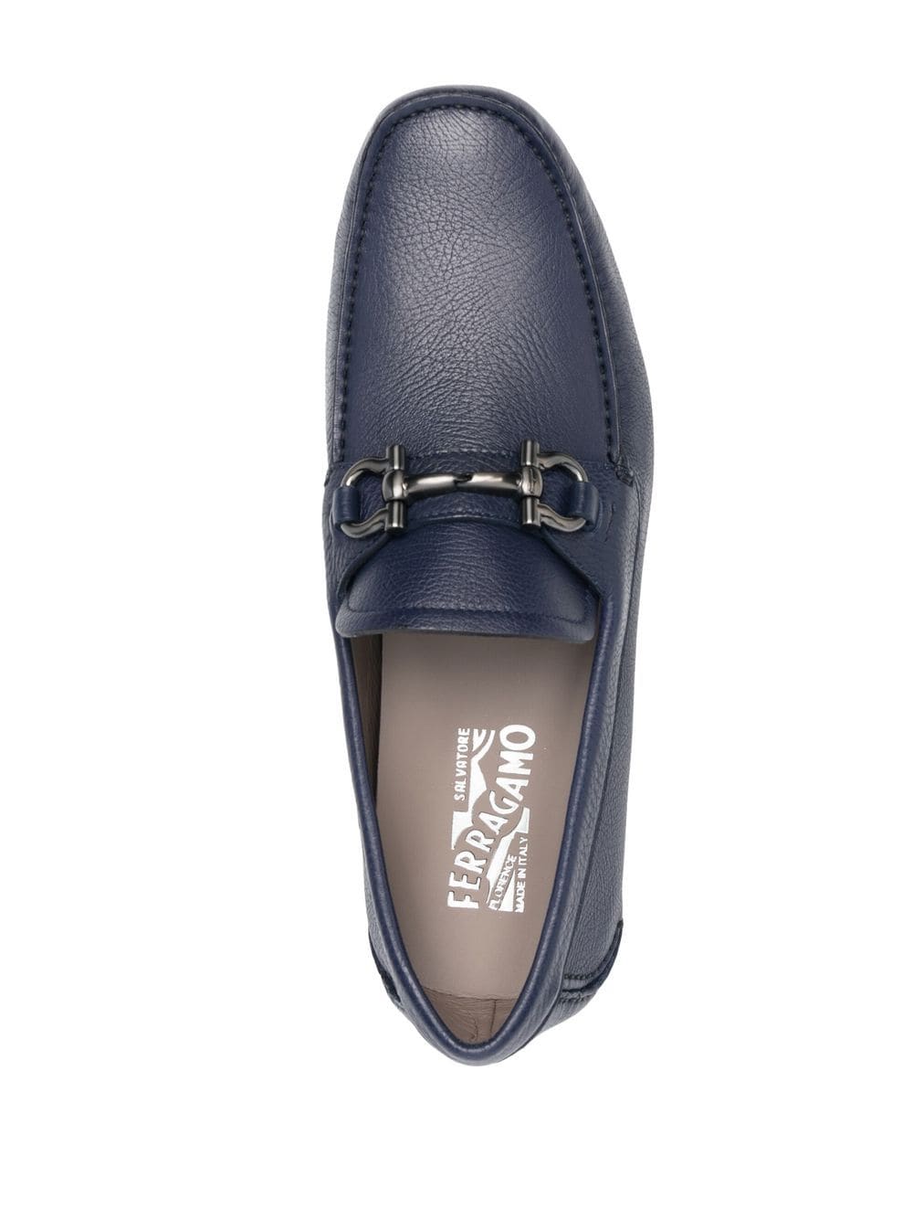 Ferragamo Flat shoes Blue Moccasins Ferragamo