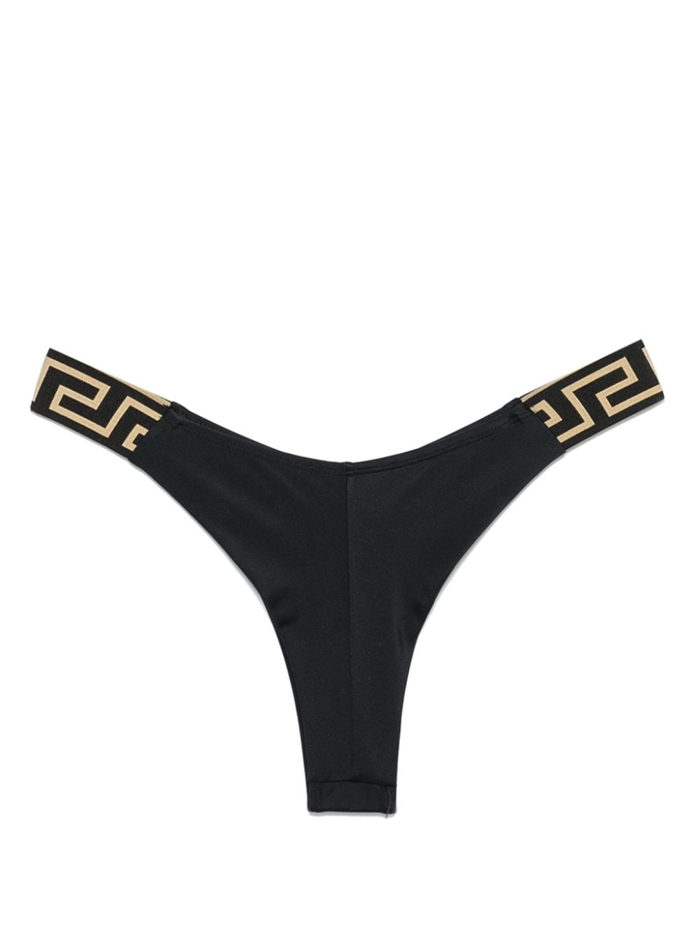 Versace Bikini bottoms with Greca detail Beachwear & underwear Versace