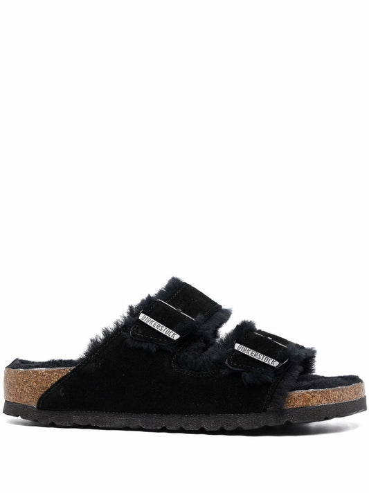 Birkenstock black suede open toe Sandals Sandals Birkenstock