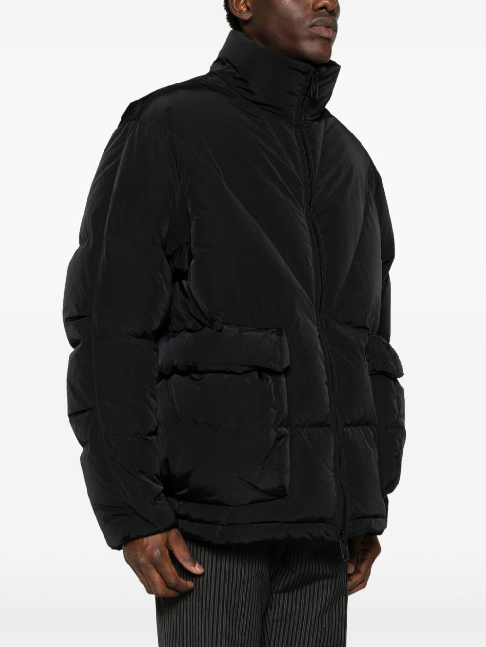 Emporio Armani Coats Black Jackets Emporio Armani