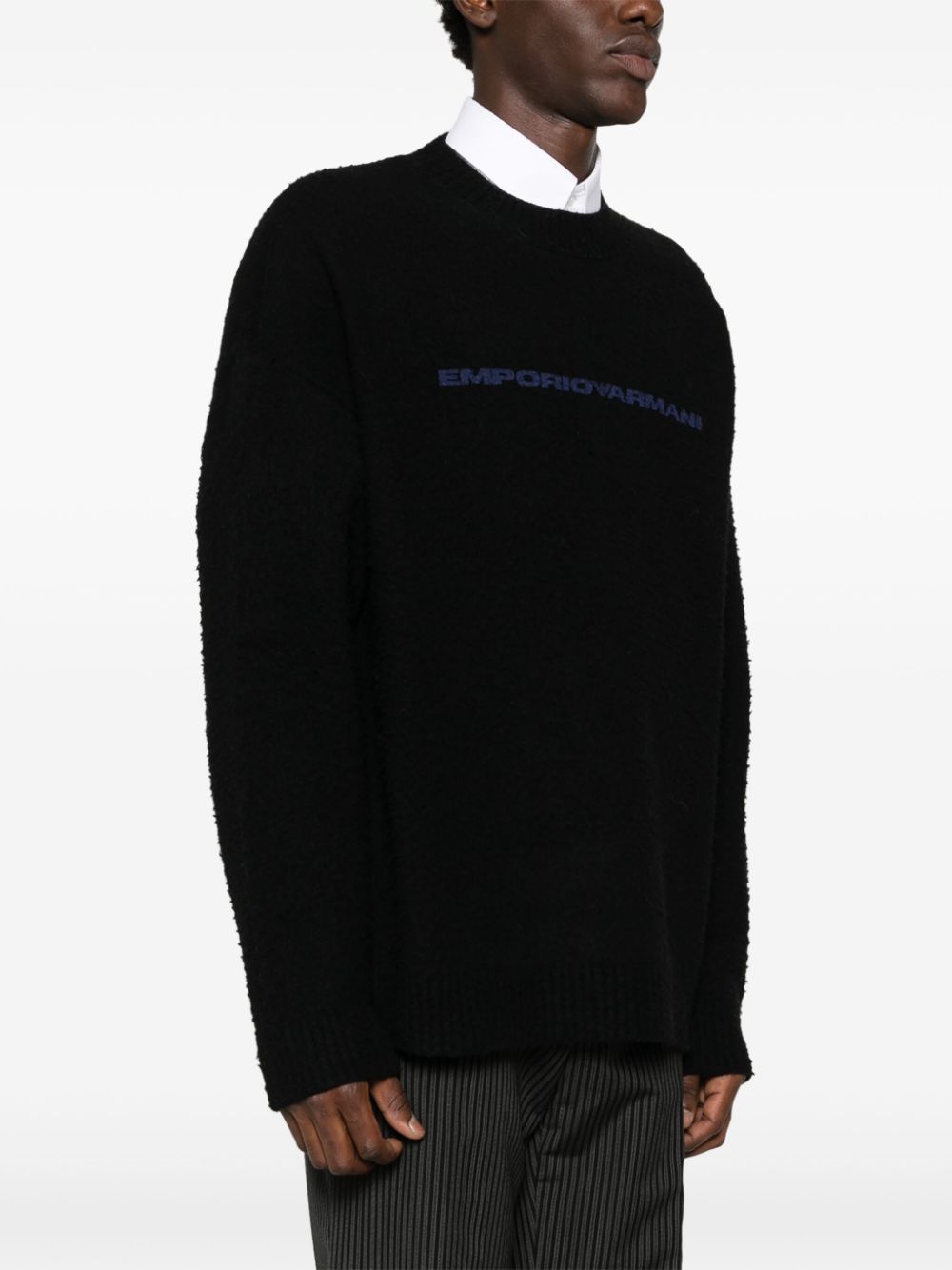 Emporio Armani Sweaters Black Topwear Emporio Armani