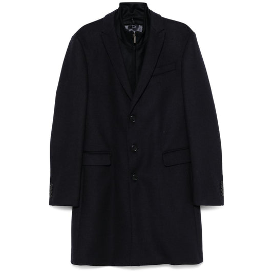 Emporio Armani Coats Blue