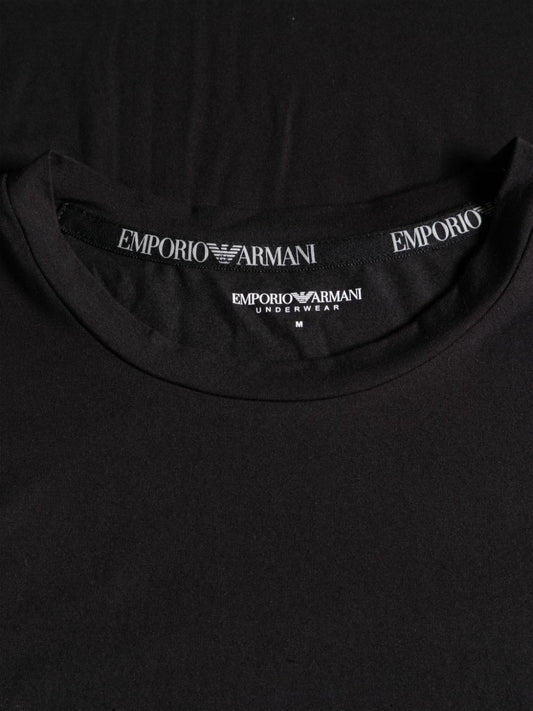 Emporio Armani T-shirts and Polos Black