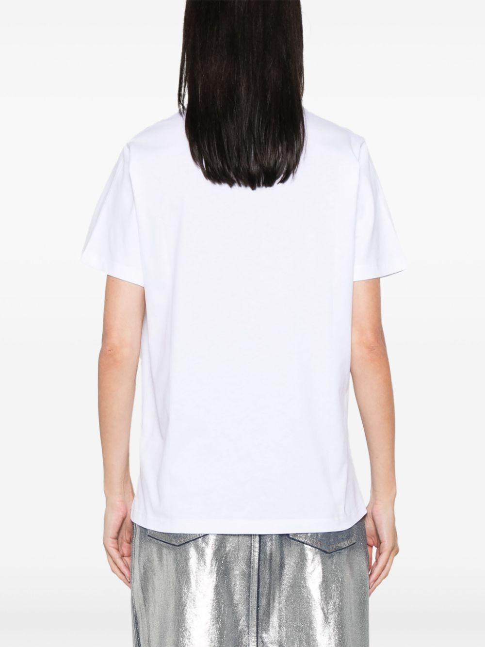 GANNI T-shirts and Polos White Topwear Ganni