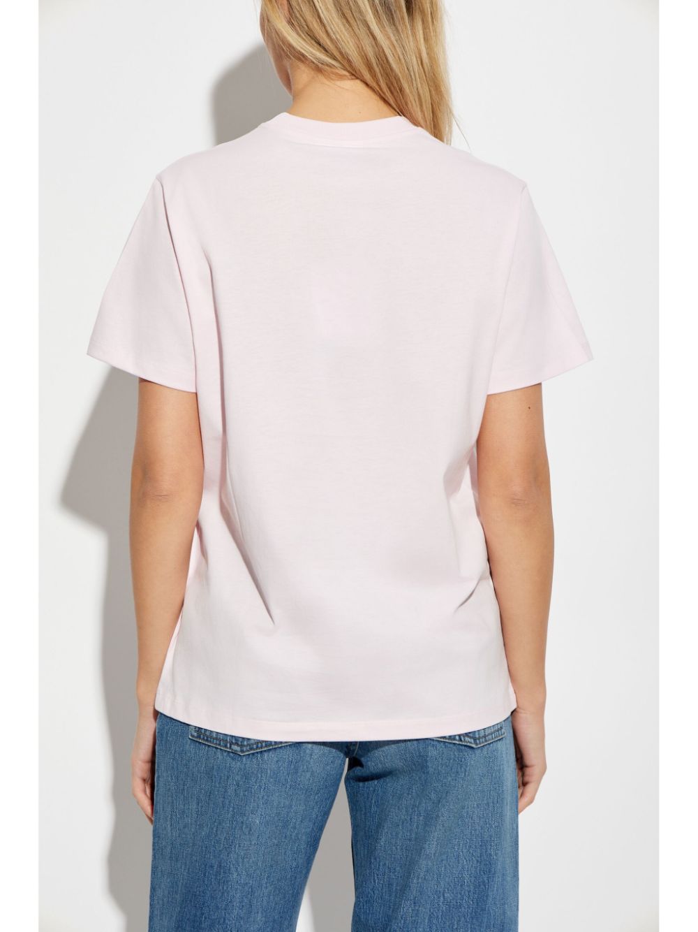 GANNI T-shirts and Polos Pink Topwear Ganni