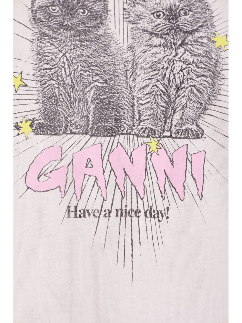 GANNI T-shirts and Polos Pink Topwear Ganni