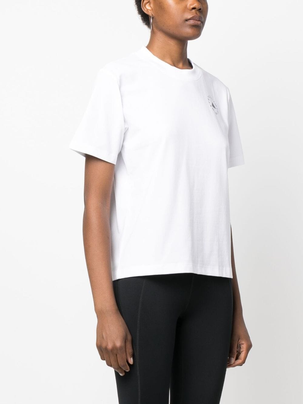 Adidas By Stella McCartney T-shirts and Polos White Topwear Adidas By Stella McCartney