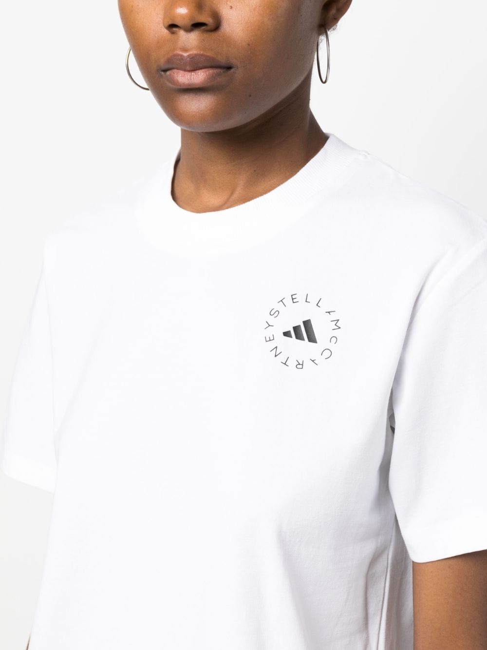 Adidas By Stella McCartney T-shirts and Polos White Topwear Adidas By Stella McCartney