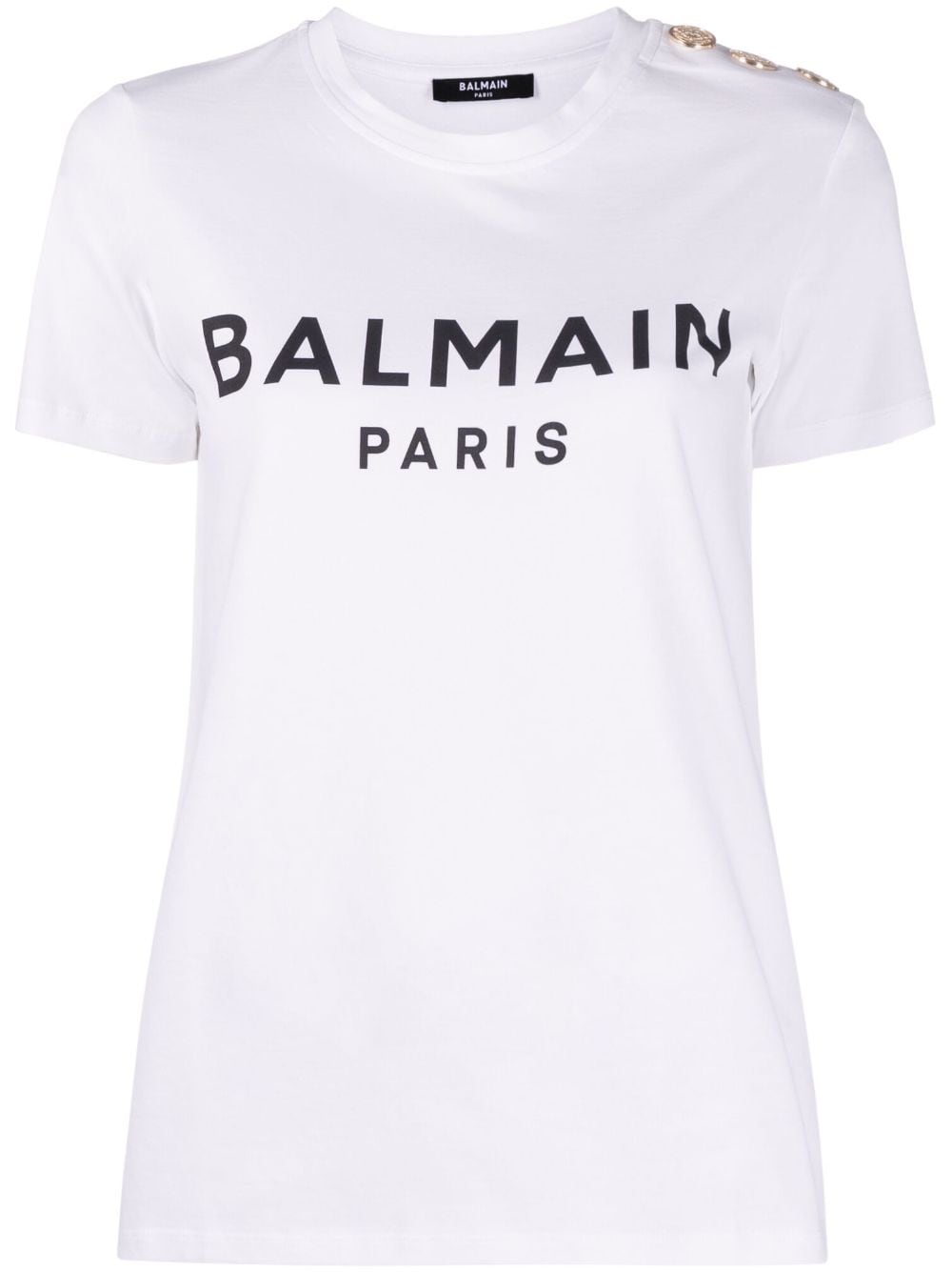 Balmain T-shirts and Polos White Topwear Balmain