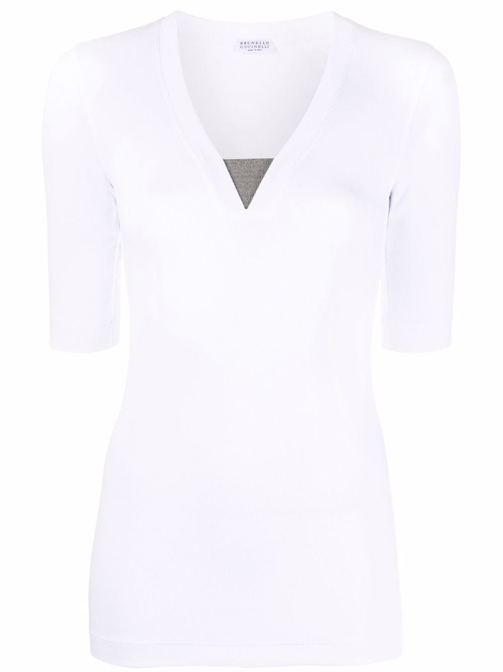 Brunello Cucinelli Top White Topwear Brunello Cucinelli