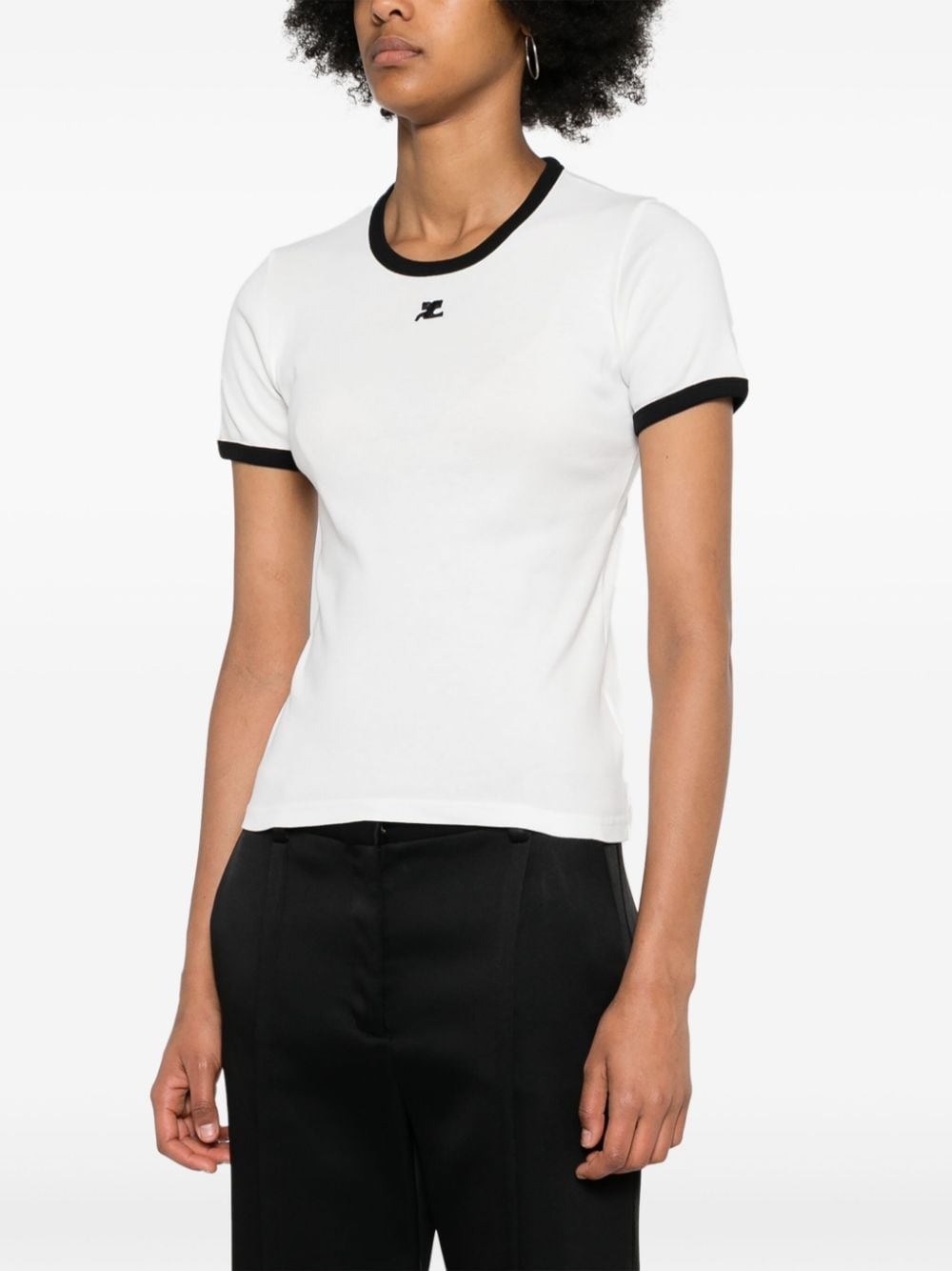 COURREGES PRE T-shirts and Polos White Topwear Courreges Pre