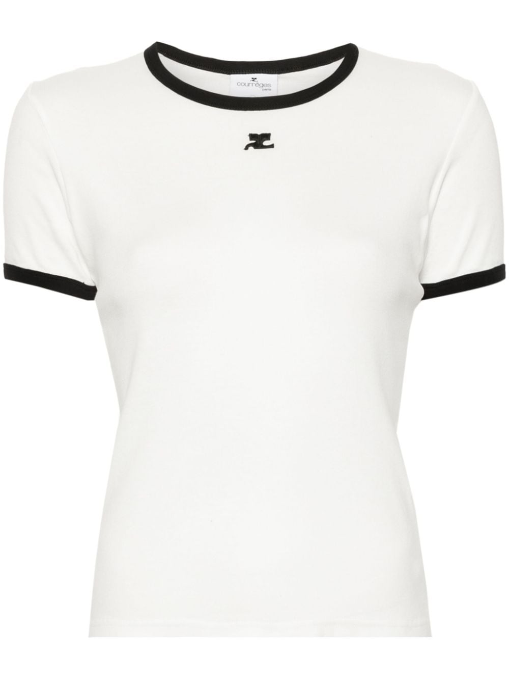 COURREGES PRE T-shirts and Polos White Topwear Courreges Pre