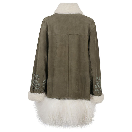 Ermanno Scervino Coats Green Jackets Ermanno Scervino