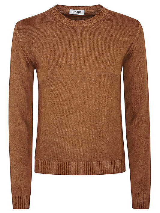 Base Sweaters Brown Topwear Base