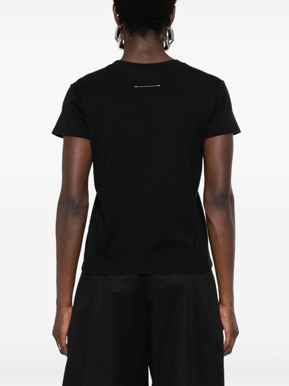 MM6 Maison Margiela T-shirts and Polos Black Topwear MM6 Maison Margiela