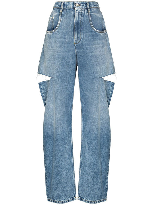 Maison Margiela distressed straight-leg jeans