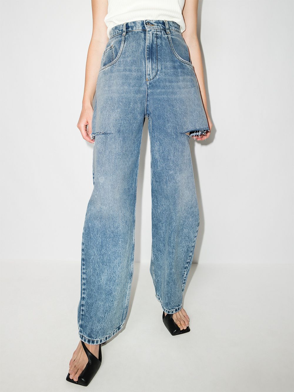 Maison Margiela distressed straight-leg jeans Jeans Maison Margiela