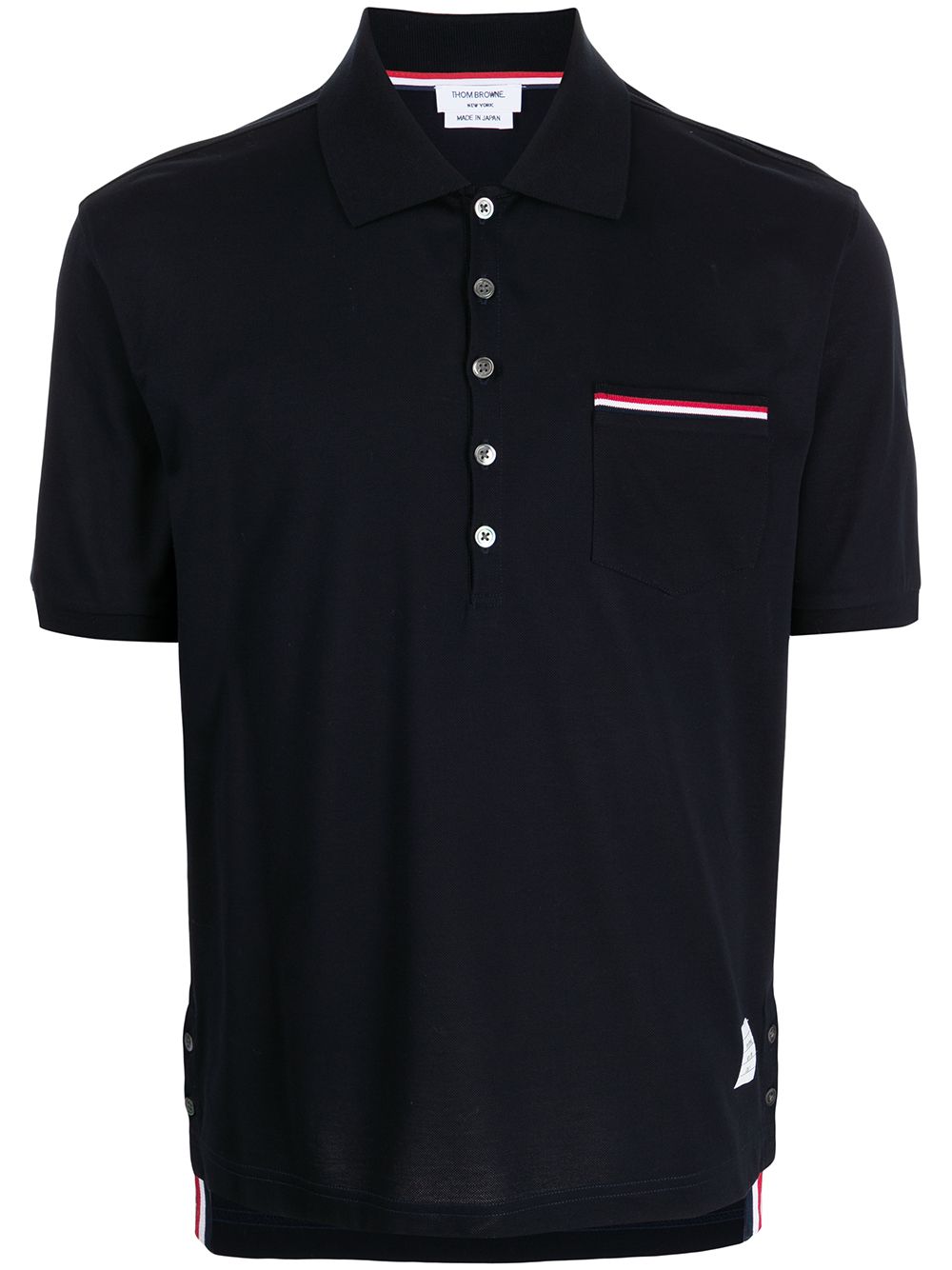 Thom Browne T-shirts and Polos Blue Topwear Thom Browne