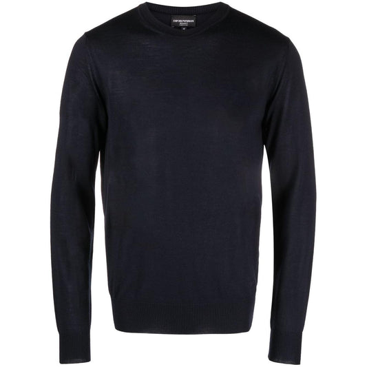 Emporio Armani Sweaters Blue Topwear Emporio Armani