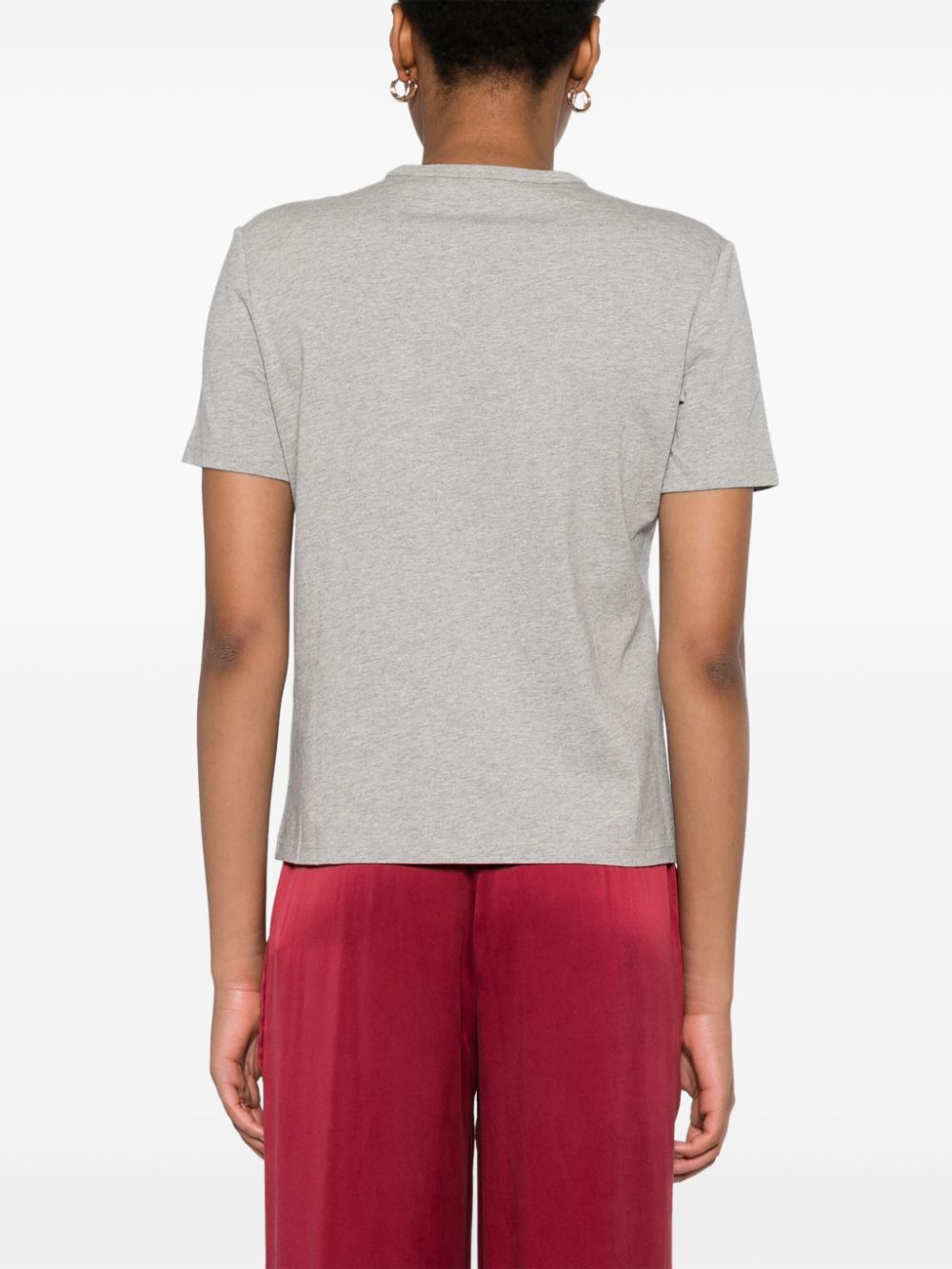 Tory Burch T-shirts and Polos Grey Topwear Tory Burch