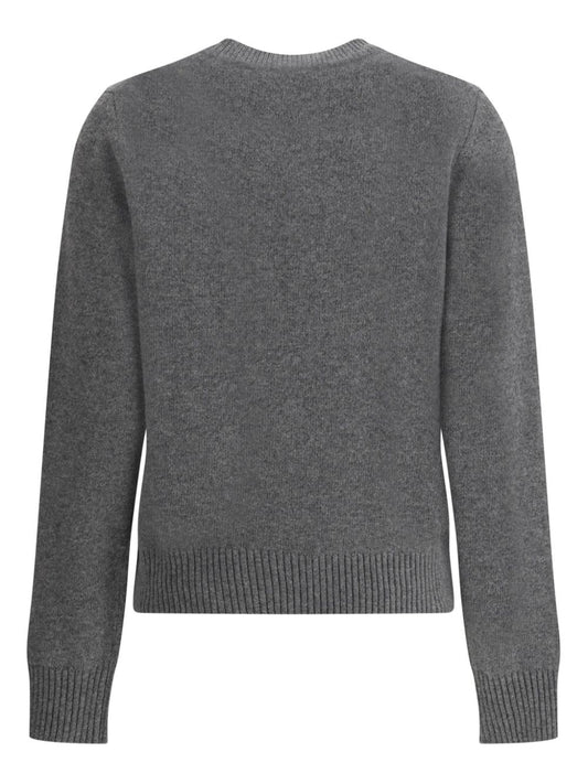 GANNI Sweaters Grey Topwear Ganni