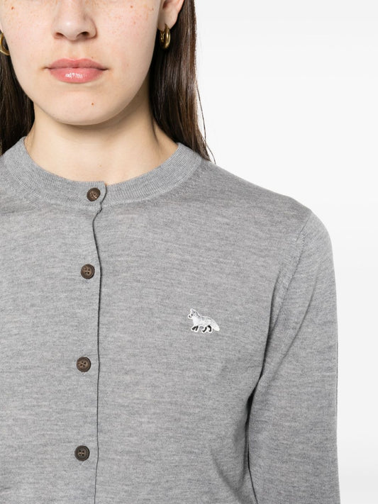 MAISON KITSUNE' Sweaters Grey Topwear Maison Kitsune