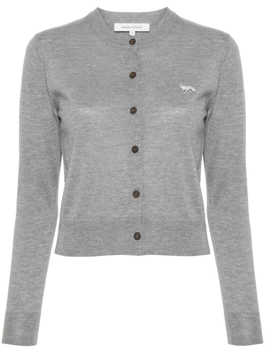 MAISON KITSUNE' Sweaters Grey Topwear Maison Kitsune