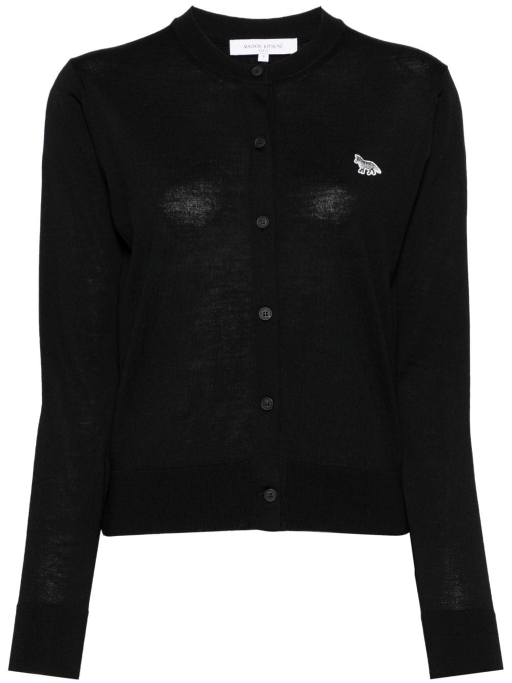 MAISON KITSUNE' Sweaters Black Topwear Maison Kitsune