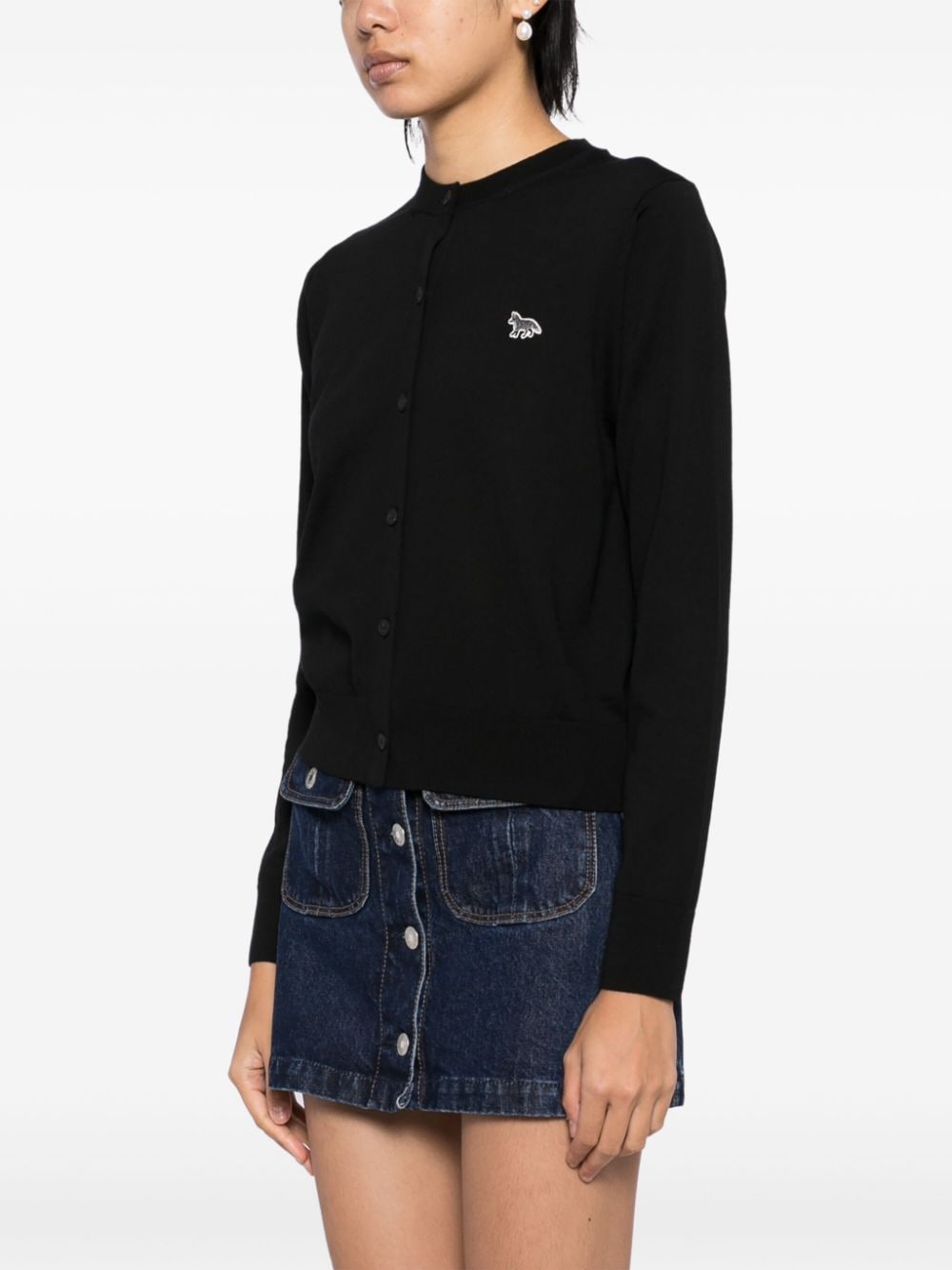 MAISON KITSUNE' Sweaters Black Topwear Maison Kitsune