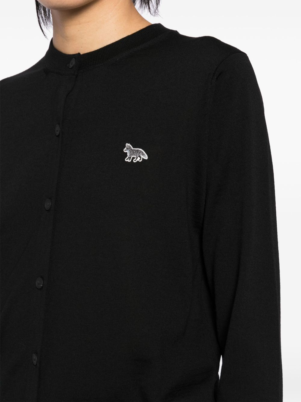 MAISON KITSUNE' Sweaters Black Topwear Maison Kitsune