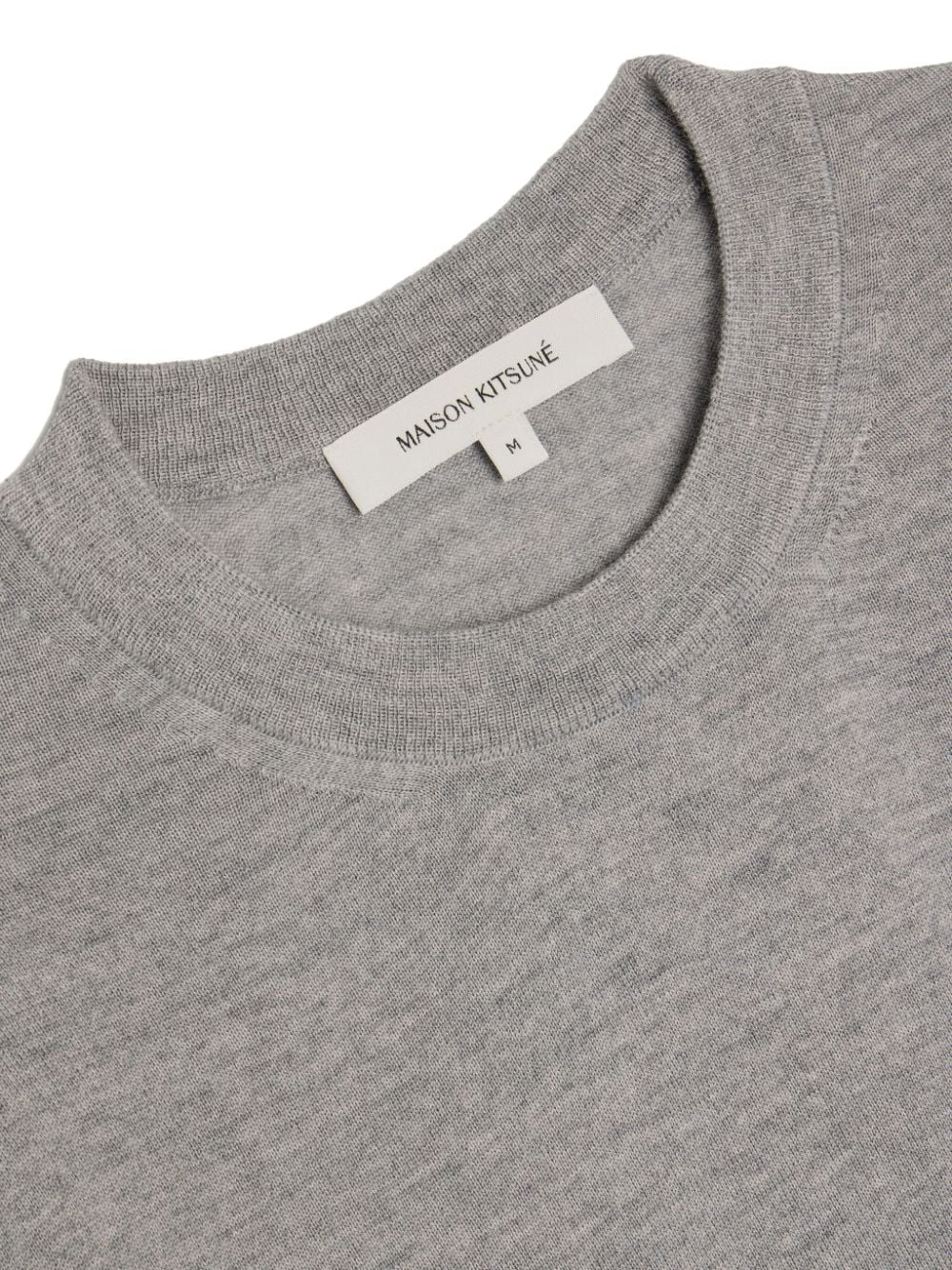 MAISON KITSUNE' Sweaters Grey Topwear Maison Kitsune