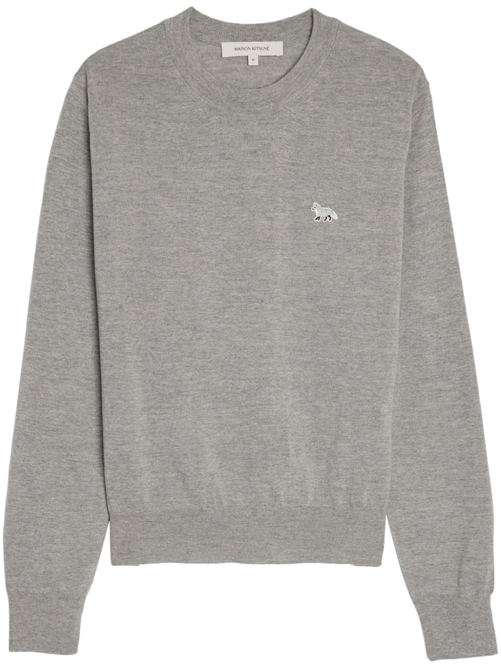 MAISON KITSUNE' Sweaters Grey Topwear Maison Kitsune