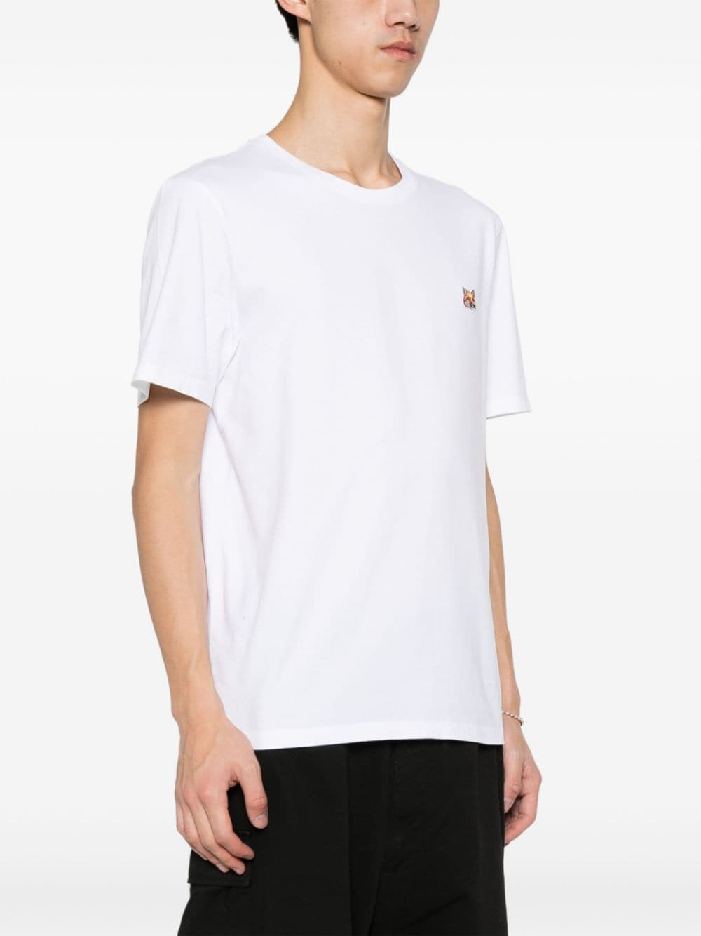 Maison Kitsune Fox logo cotton jersey t-shirt Topwear Maison Kitsune