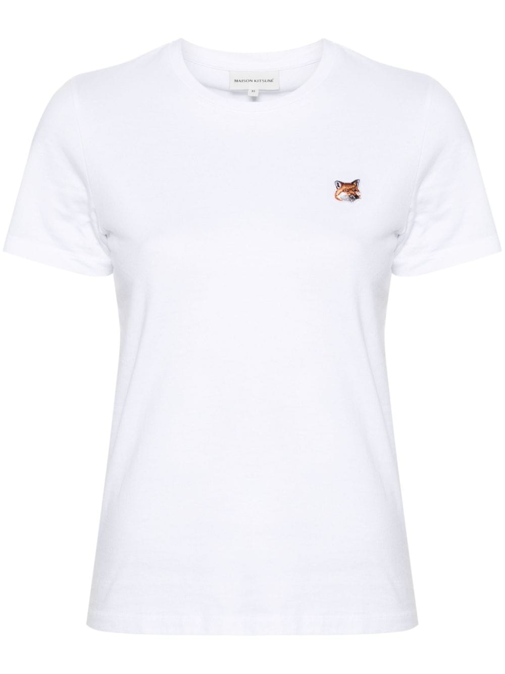 MAISON KITSUNE' T-shirts and Polos White Topwear Maison Kitsune