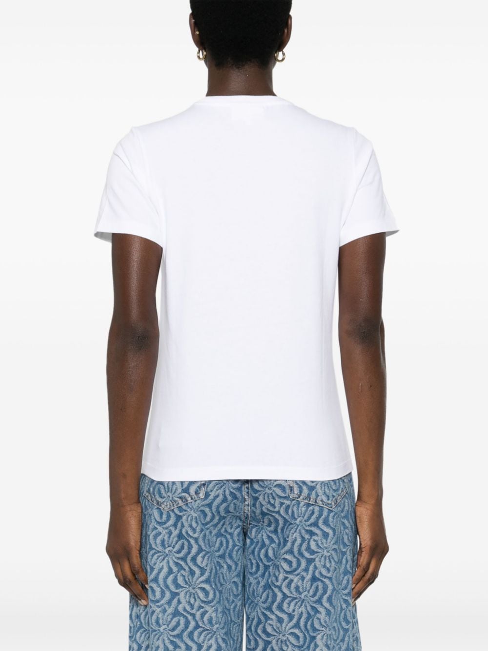 MAISON KITSUNE' T-shirts and Polos White Topwear Maison Kitsune