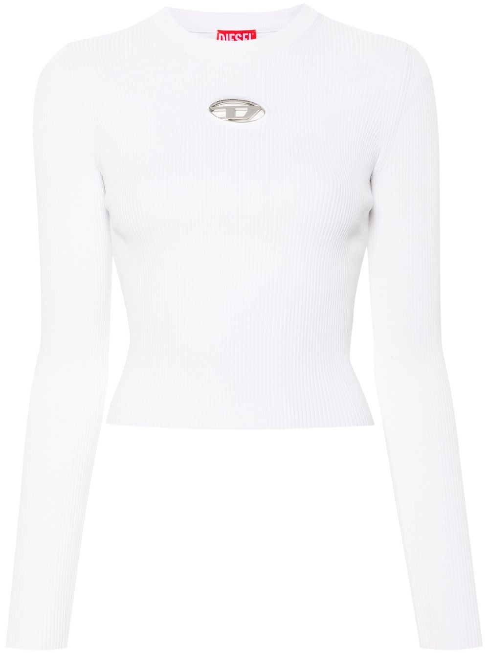 Diesel Sweaters White Topwear Diesel