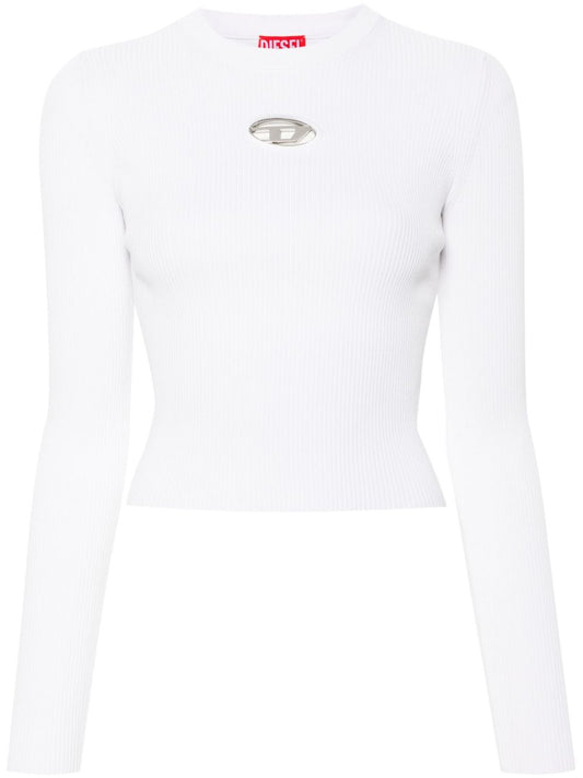 Diesel Sweaters White Topwear Diesel