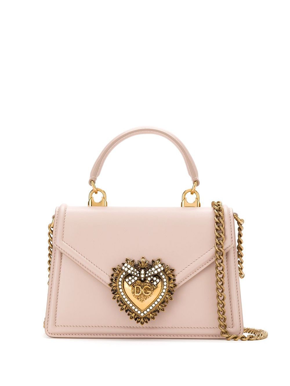 Dolce & Gabbana Small Devotion bag in smooth calfskin Handbag Dolce & Gabbana