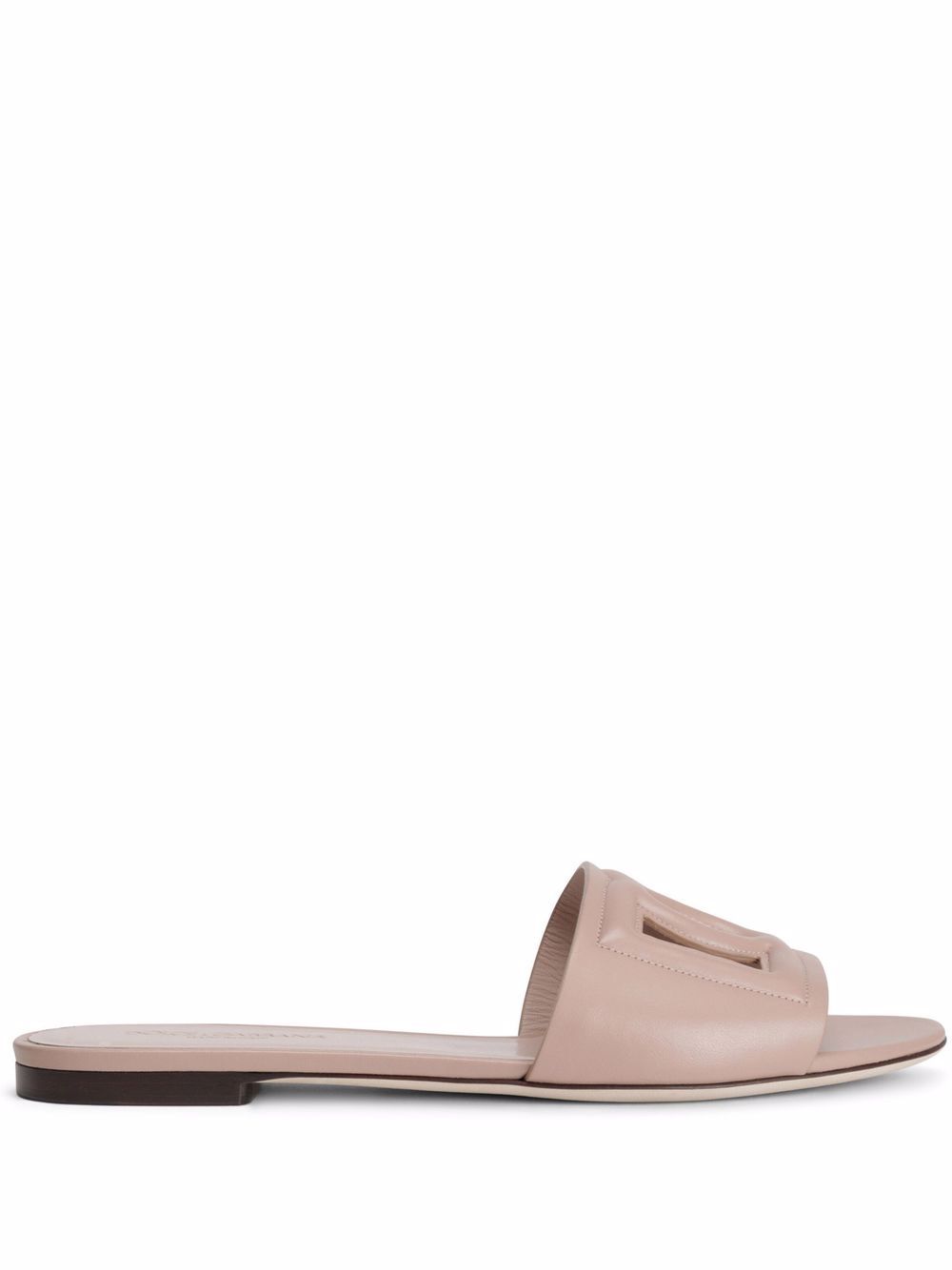 Dolce & Gabbana cutout leather slides Sandals Dolce & Gabbana