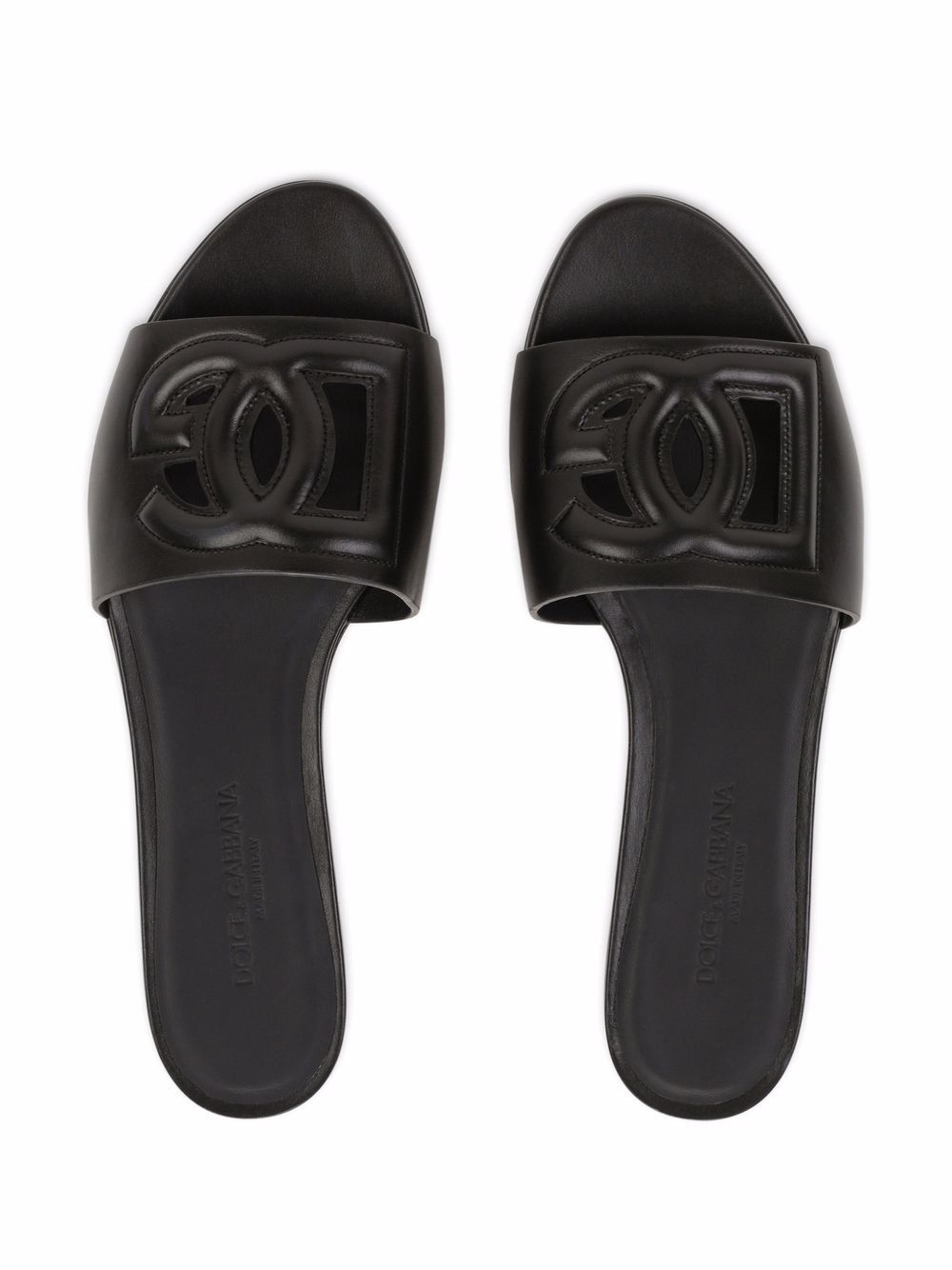 Dolce & Gabbana DG Logo leather sandals Sandals Dolce & Gabbana