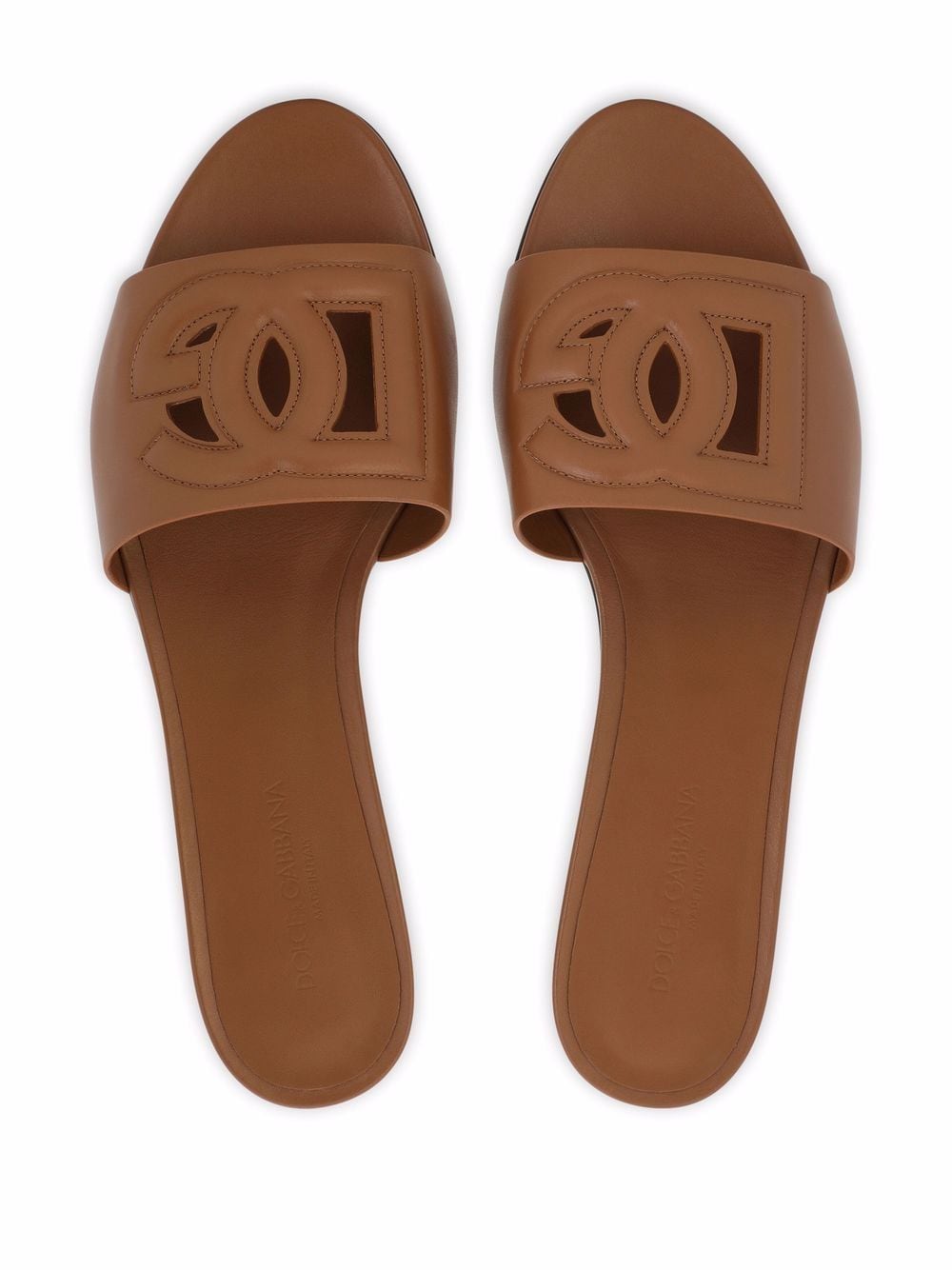 Dolce & Gabbana DG Logo leather sandals Sandals Dolce & Gabbana