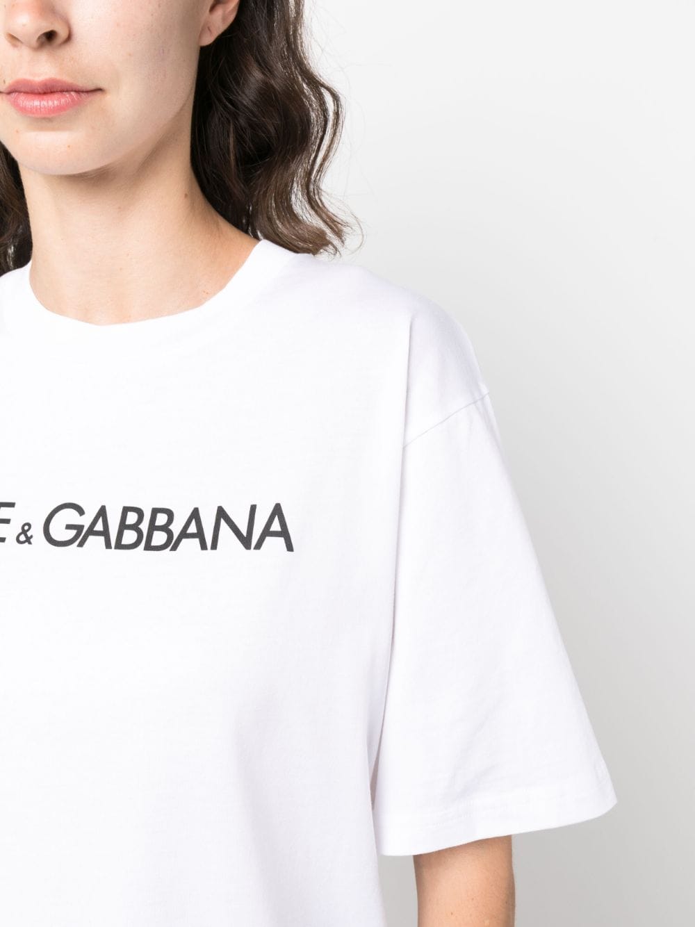 Dolce & Gabbana logo print cotton T-shirt Topwear Dolce & Gabbana