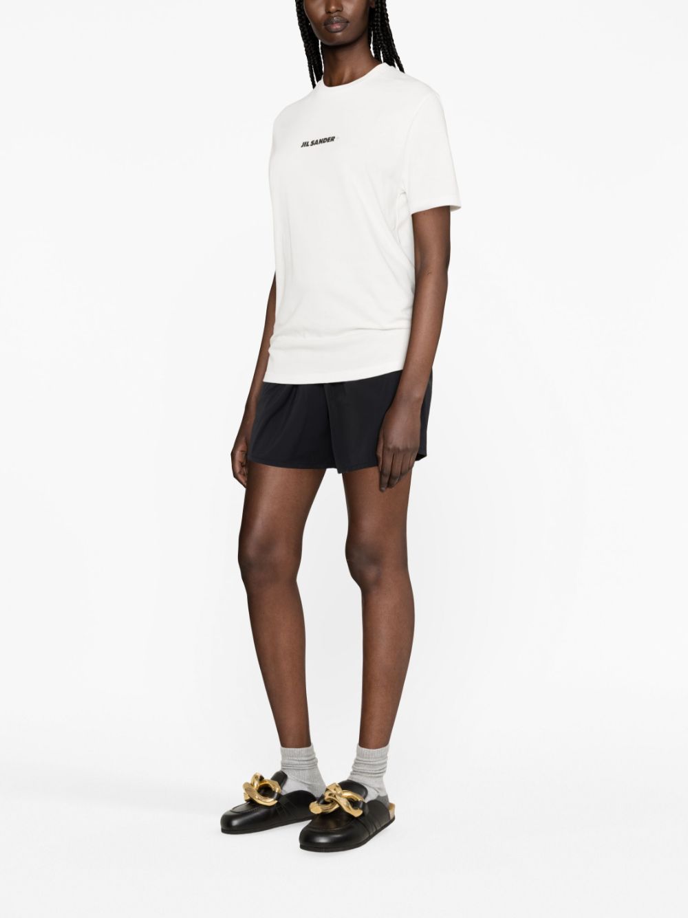 JIL SANDER PLUS T-shirts and Polos White Topwear Jil Sander Plus