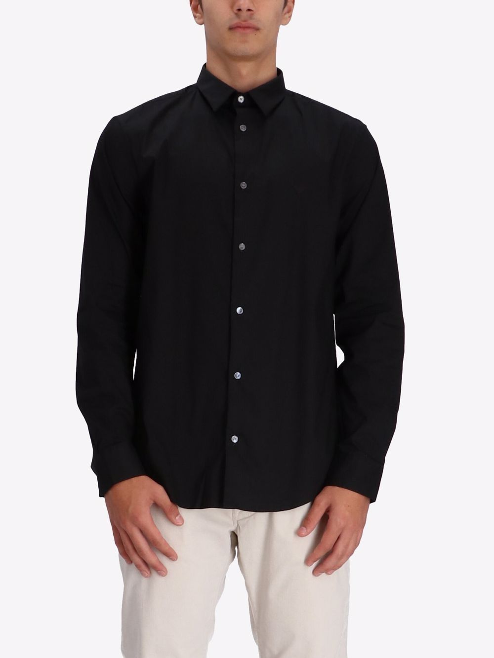 Emporio Armani Shirts Black Shirts Emporio Armani