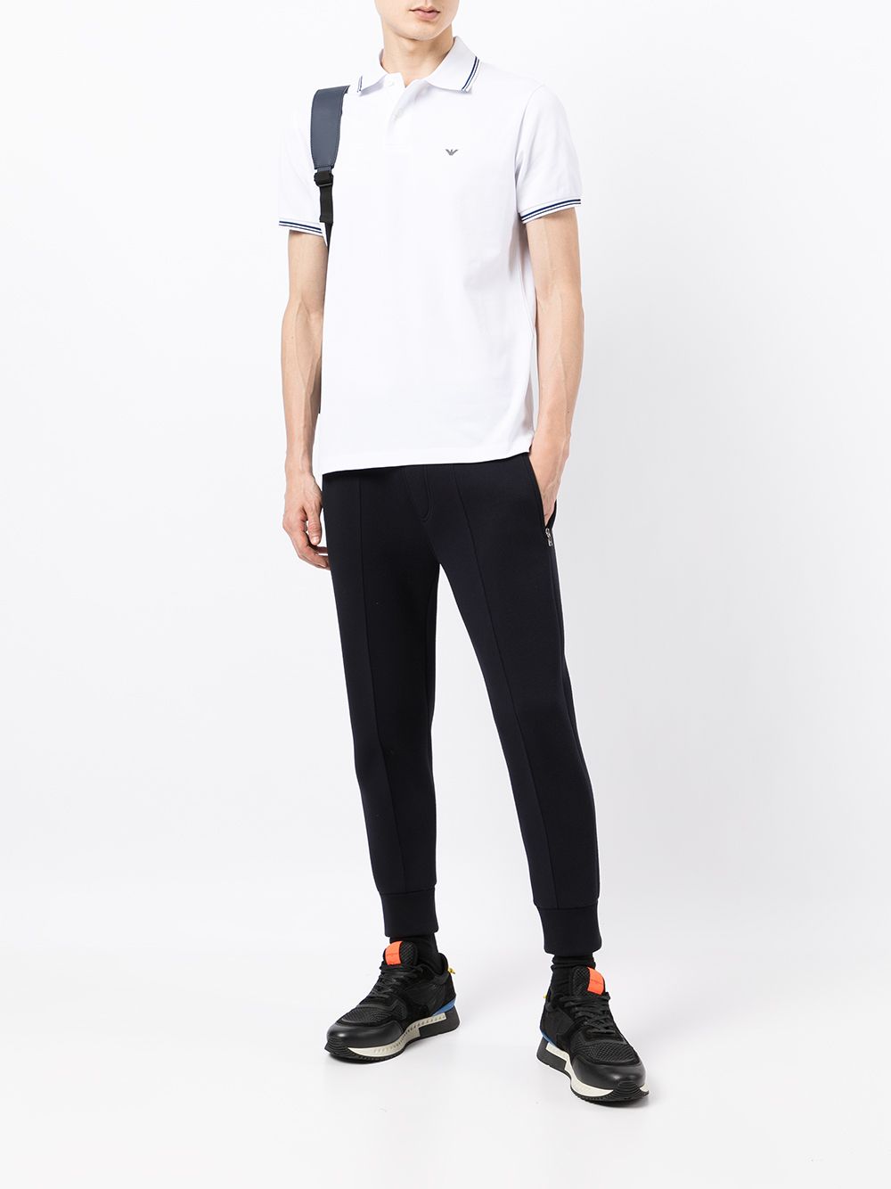 Emporio Armani T-shirts and Polos White Topwear Emporio Armani