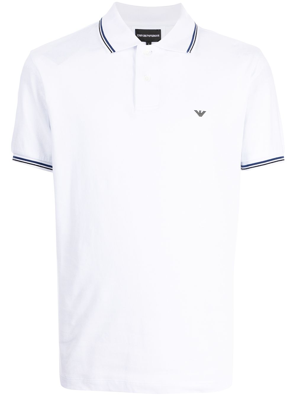 Emporio Armani T-shirts and Polos White Topwear Emporio Armani