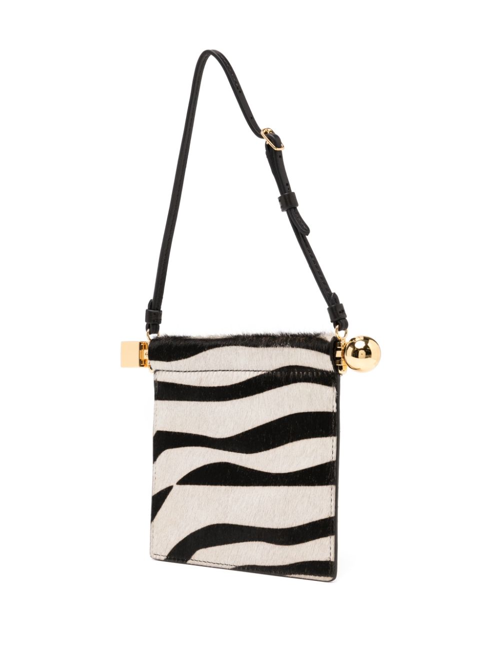 JACQUEMUS The Rond Carré Wallets Zebra Print Wallets JACQUEMUS