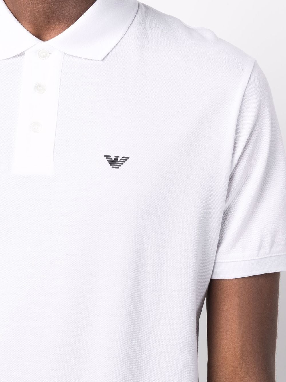 Emporio Armani logo-embroidered polo shirt Topwear Emporio Armani